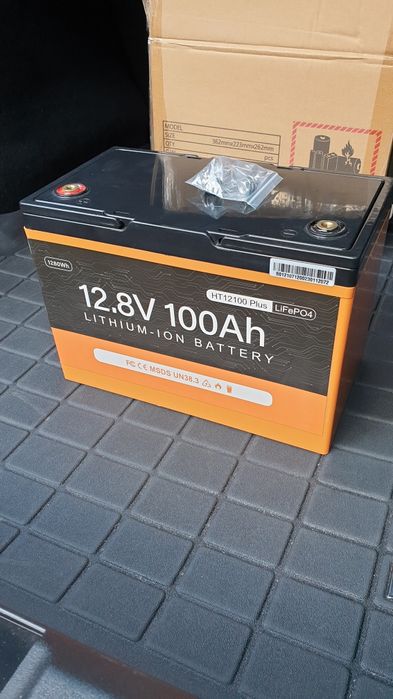 LiFePo4 HT12100 12,8V 100Аh 1280Wh з BMS. Аккумулятор залізо-фосфатний