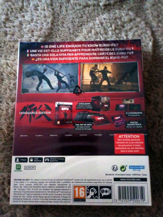 SIFU Vengeance Edition Limited PS5 - nowa, zafoliowana - rarytas !
