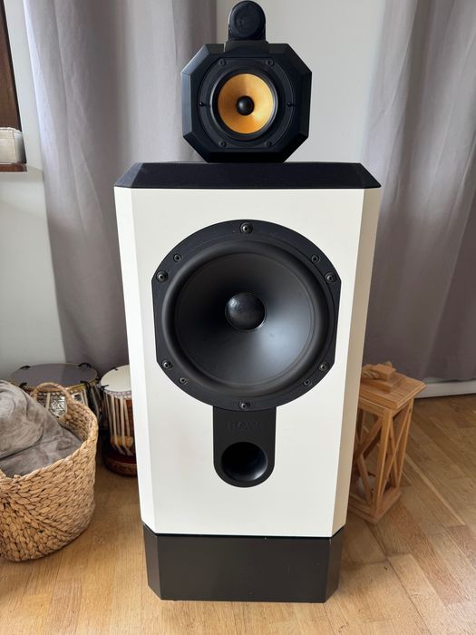 Głośniki Bowers & Wilkins Matrix 801 Series 3 – legendarne monitory referencyjne, rzadkie białe wykończenie