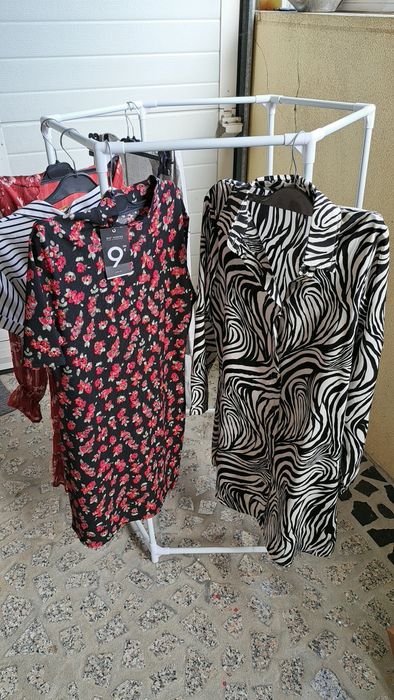 6 vestidos novos tudo 8€