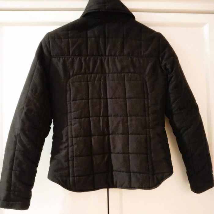 Kurtka czarna pikowana ocieplana S