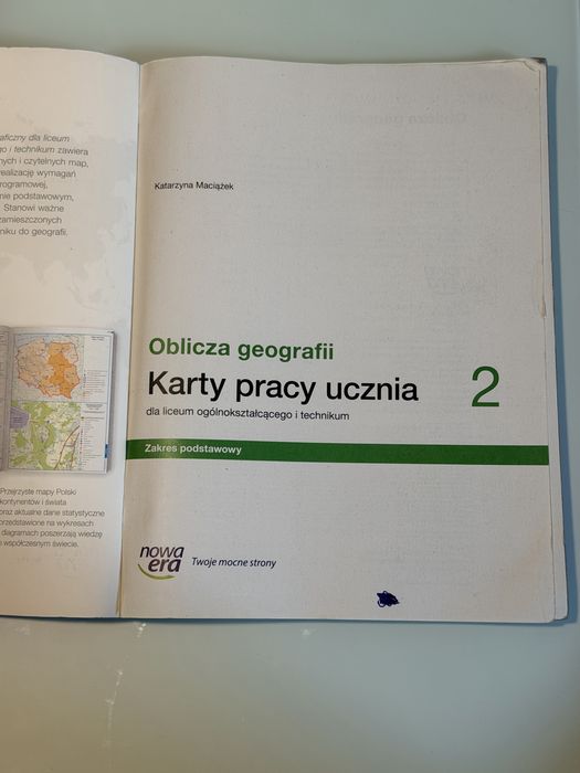 Oblicza geografii 2. Karty pracy ucznia. Nowa Era