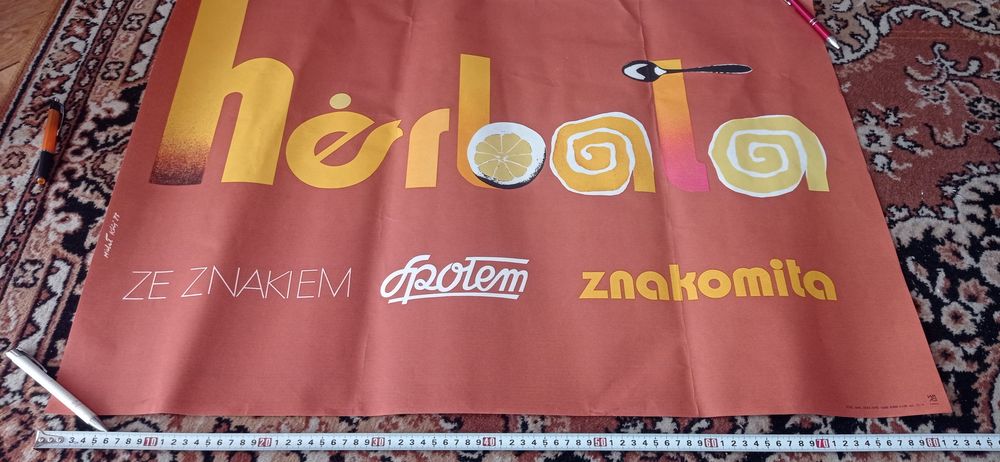 Plakat Herbala Społem PRL