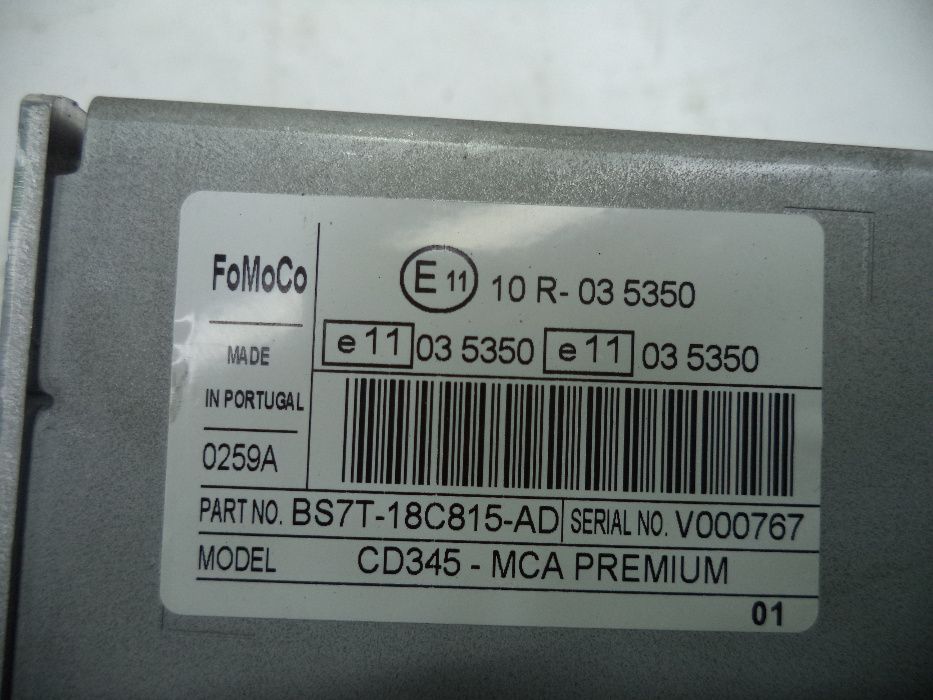radio 6000 CD MP3 ford mondeo galaxy CD345 PREMIUM