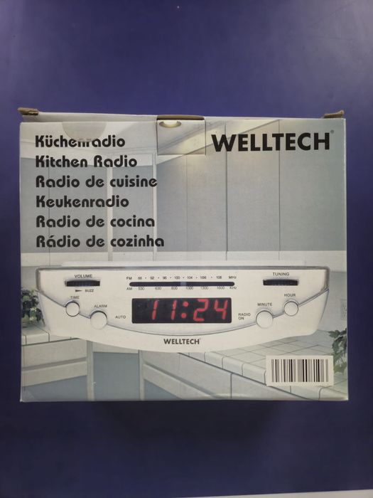 Rádio de cozinha/multiusos WELLTECH