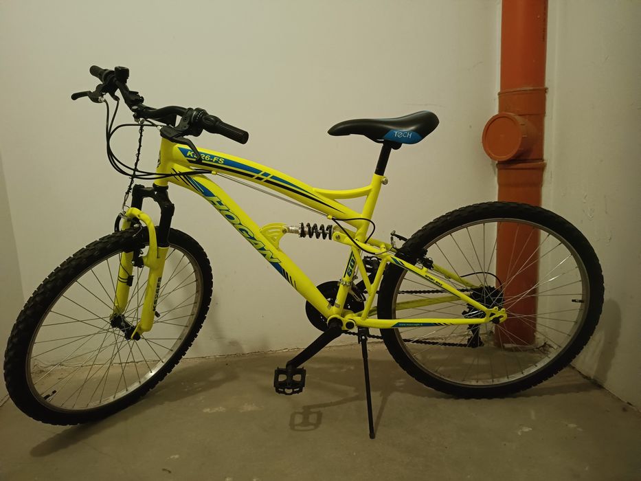 Rower Górski Żółty Neonowy 26"