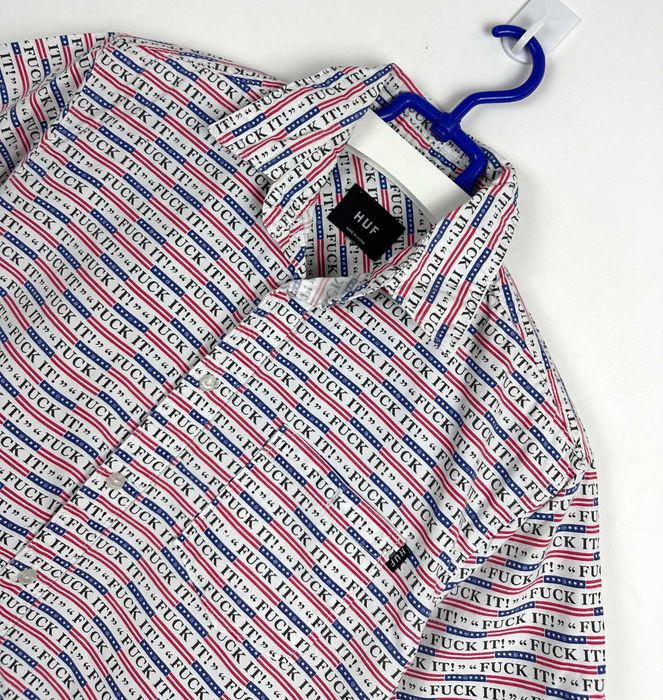 Koszula HUF skateboard wzorzysta męska streetwear r. S