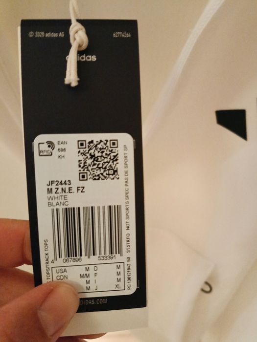 Casaco adidas com fecho New Z.N.E