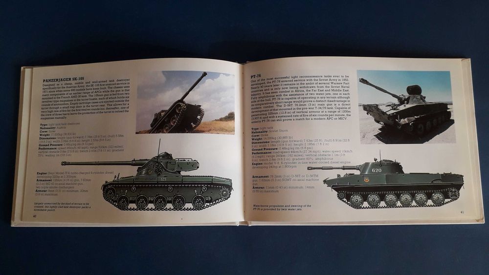 Livro The Concise Illustrated Book of Tanks - Bom Estado