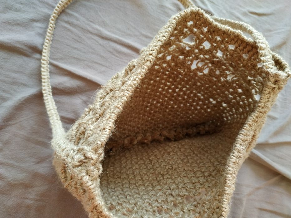 Torebka ręcznie robiona makrama