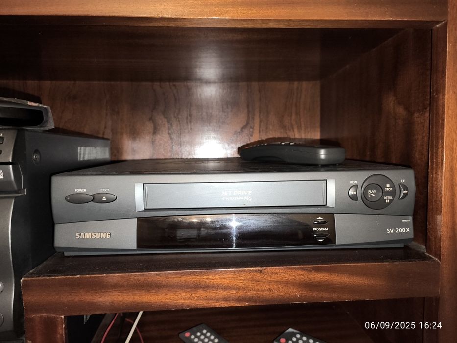leitor vhs Samsung