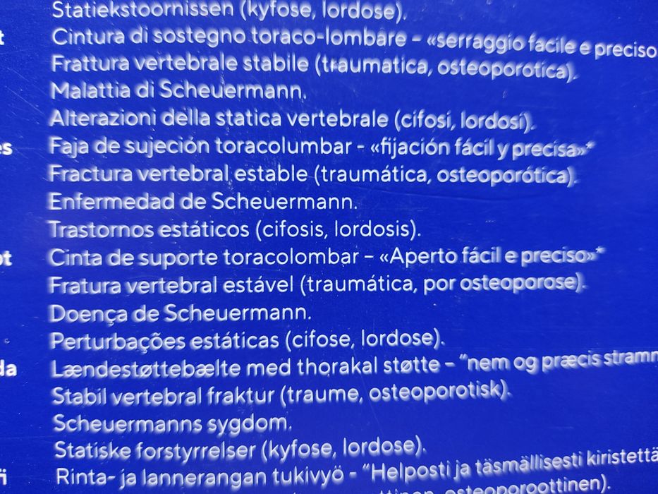 Colete ortopédico