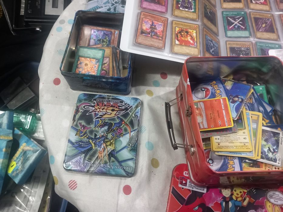 Grande lote pokemon, yu-gi-oh, invizimals, dragon  ball z