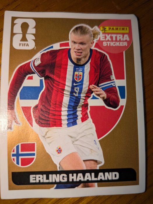 Erling Haaland Extra Sticker Bronze 2026
