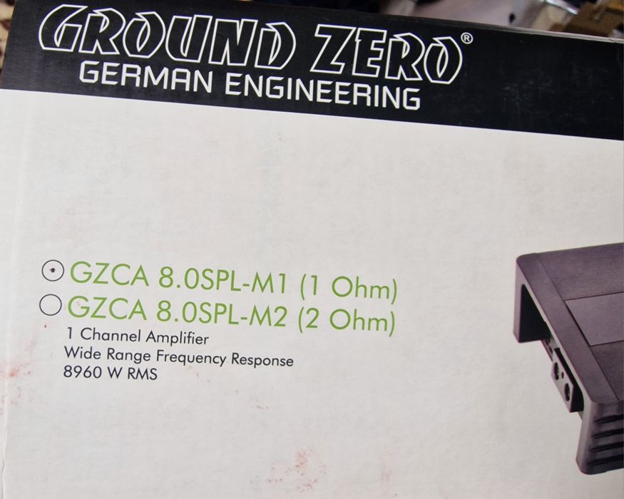 Wzmacniacz do subwoofer Ground zero 8000watt RMS monoblok