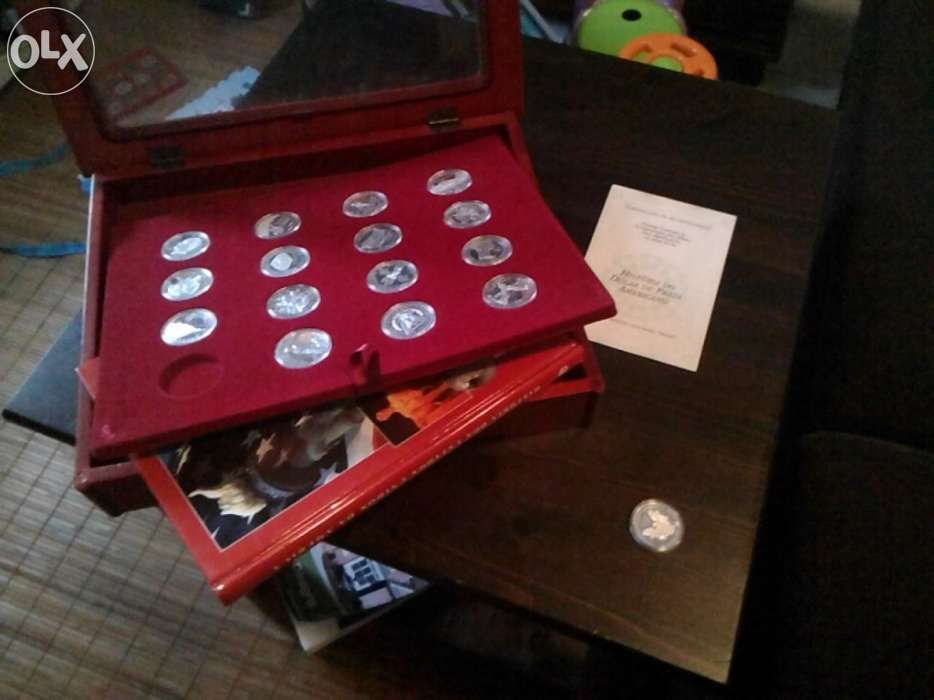 Moedas prata dolar americano