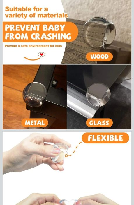 Захисні бар'єри для кутів CalMyotis, дитячі кутові захисні бар'єри