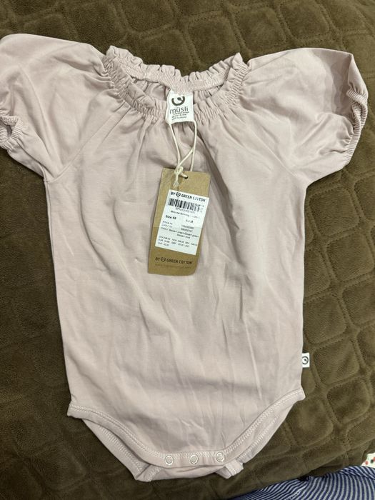 Боді з коротким рукавом musli green cotton 68