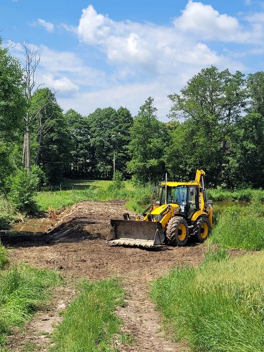 Usługi koparko-ładowarką