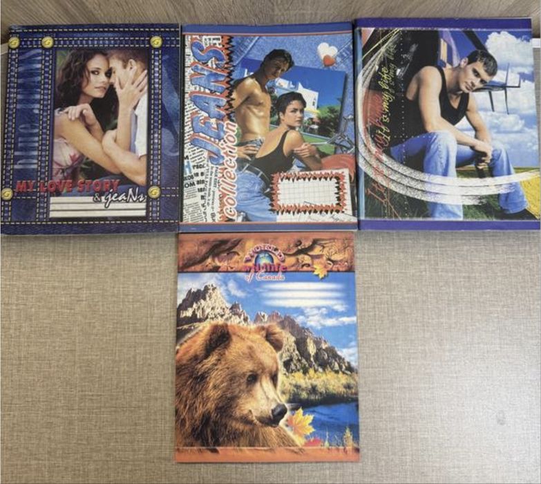 Альбом, тетради , цветная бумага