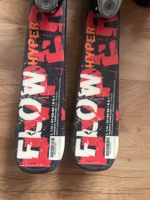 Zestaw narty Elan Flow Hyper 110cm buty Wedze