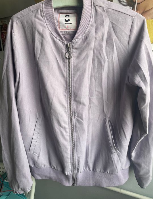 Bluza damska M fioletowa cienka