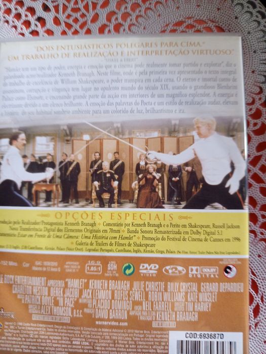 DVD. Hamlet- W.Shakespeare