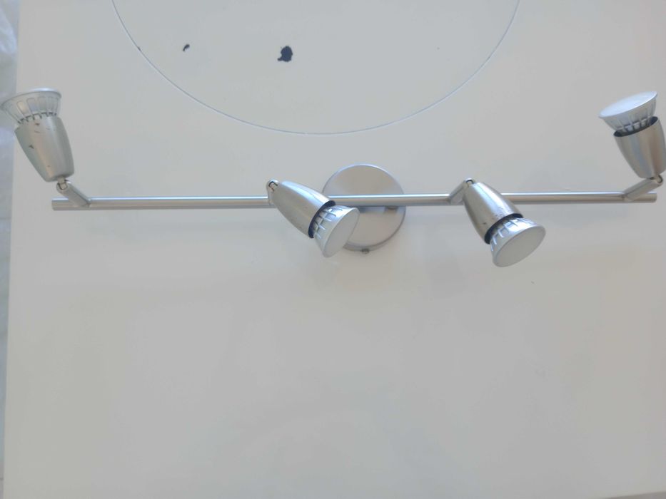 Conjunto candeeiros inox