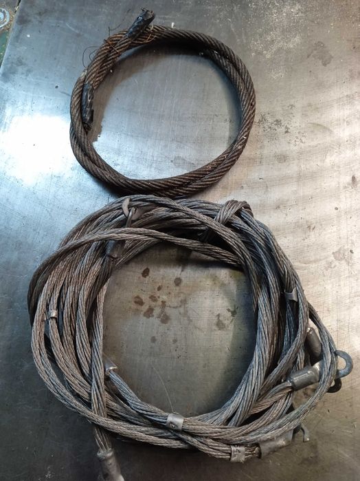 Liny stalowe z haczykami aluminiowe