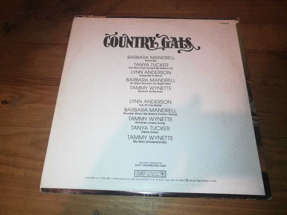 VARIOS (Country Music) - Country Gals (USA 1978) LP