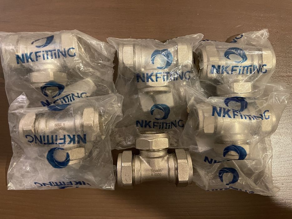 Tê Bicone Inox 22 x 22 x 22mm (6unidades)