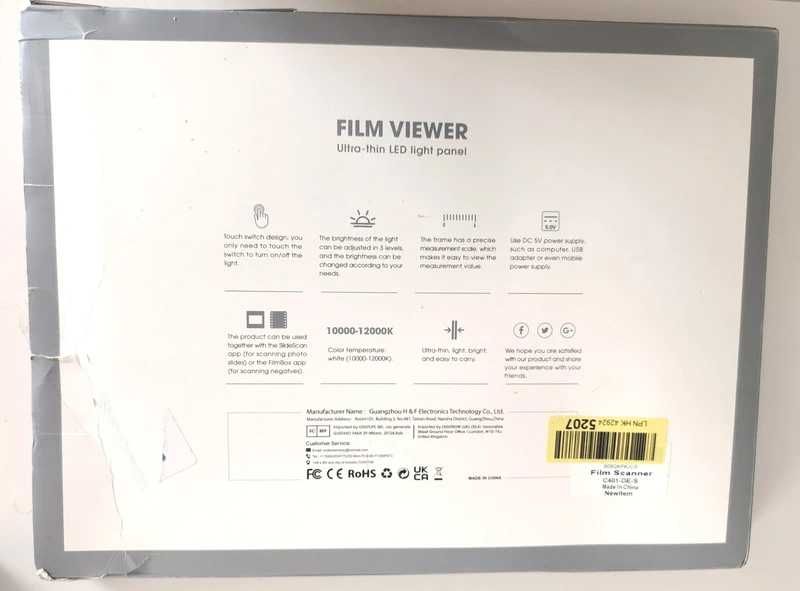 Film viewer leitor de negativos fotografia