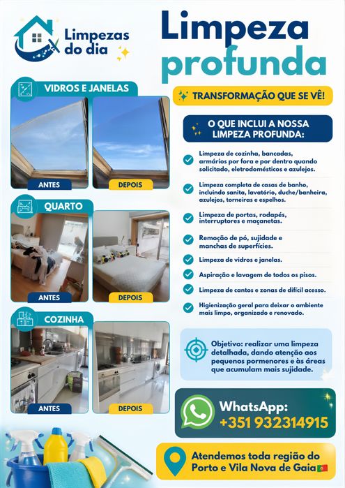 Limpezas Domésticas e Profundas