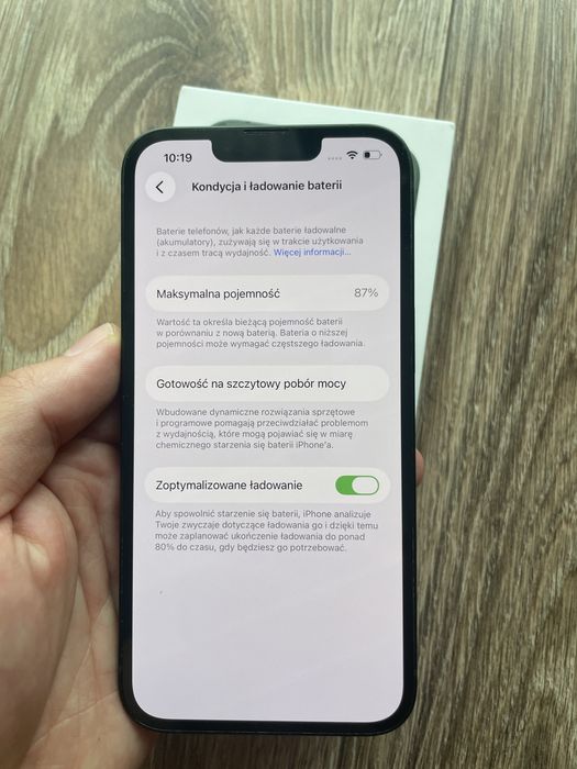 Iphone 13, 87%, stan idealny