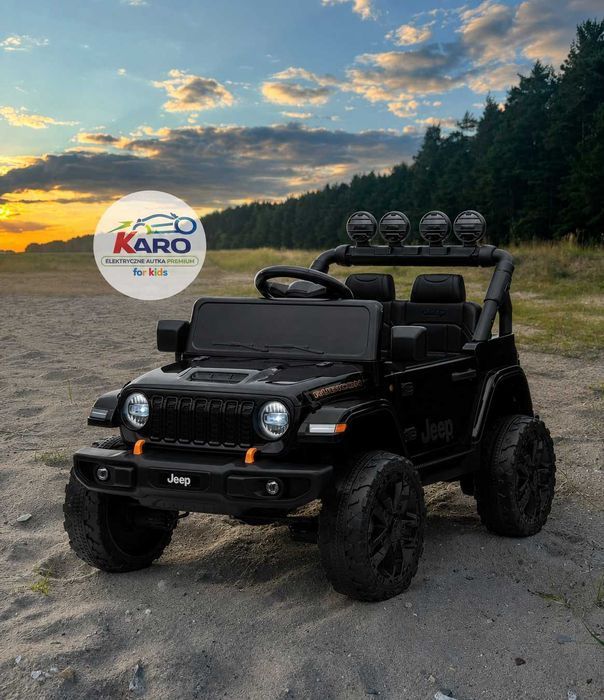 Auto Na Akumulator Jeep Rubicon Auto dla dzieci EVA Full LED Pojazd