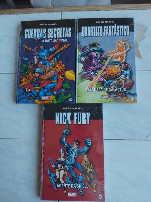 15 Livros de Banda Desenhada - HERÓIS MARVEL - Série I