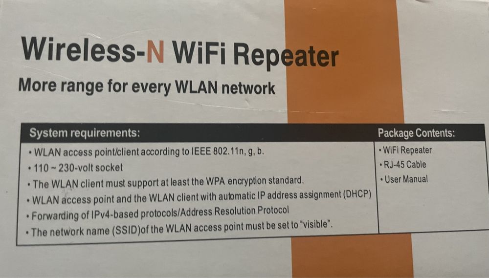 Wireless-N WiFi Repeater