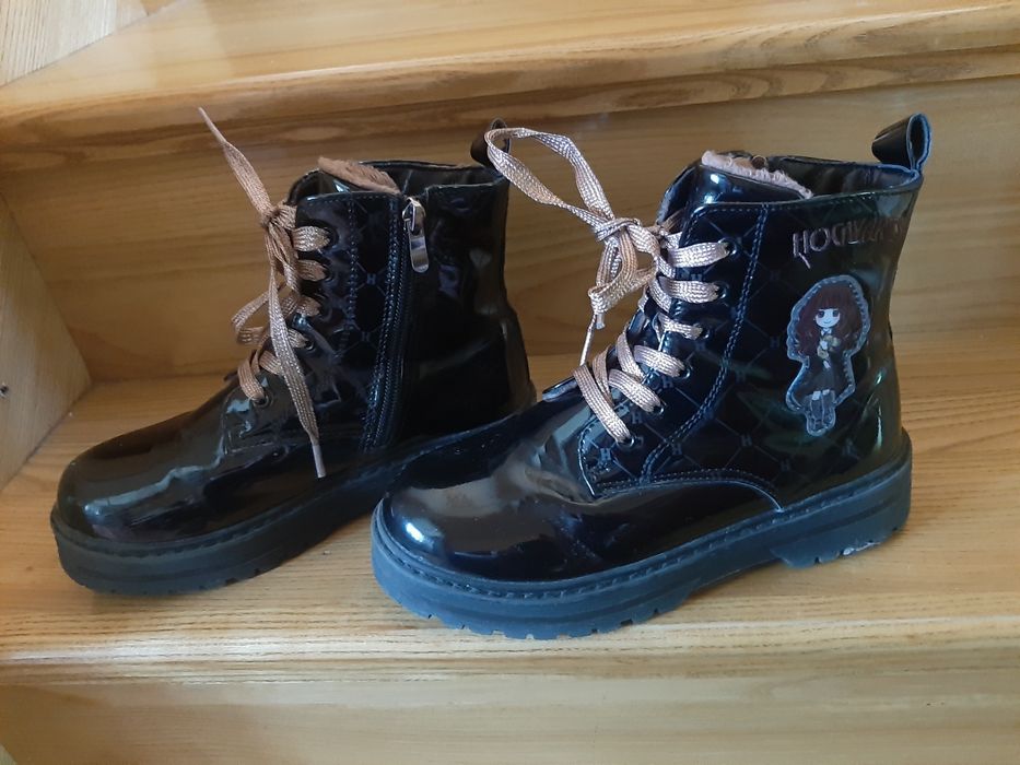 Zestaw kozaki trzewiki buty zimowe r. 34 dla dziewczynki