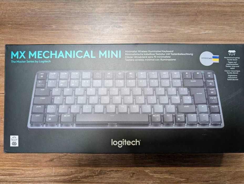 Клавіатура бездротова Logitech MX Mechanical Mini, нова