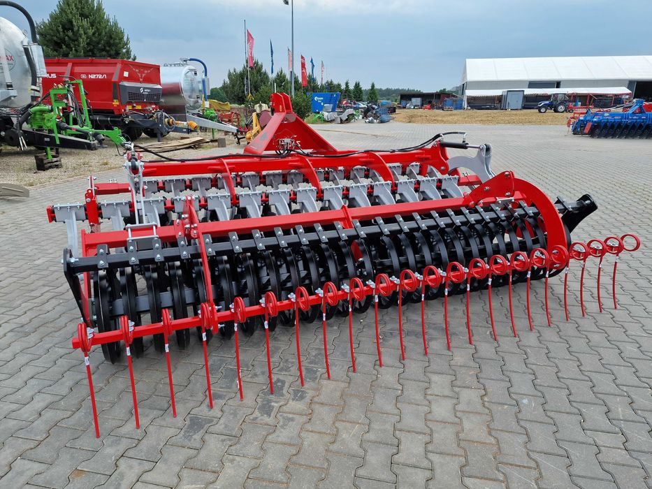 Brona talerzowa ZABIEL 3.5m na zabezp. gumowym, transport,2025