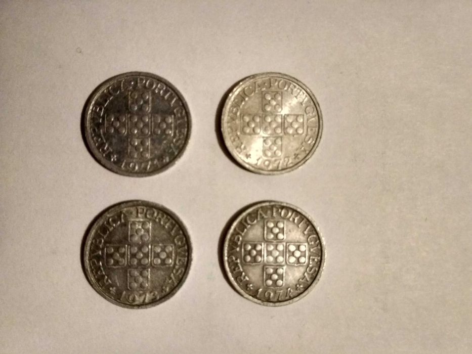 Moedas 10 Centavos Alumínio - 1971/1972/1973/1974