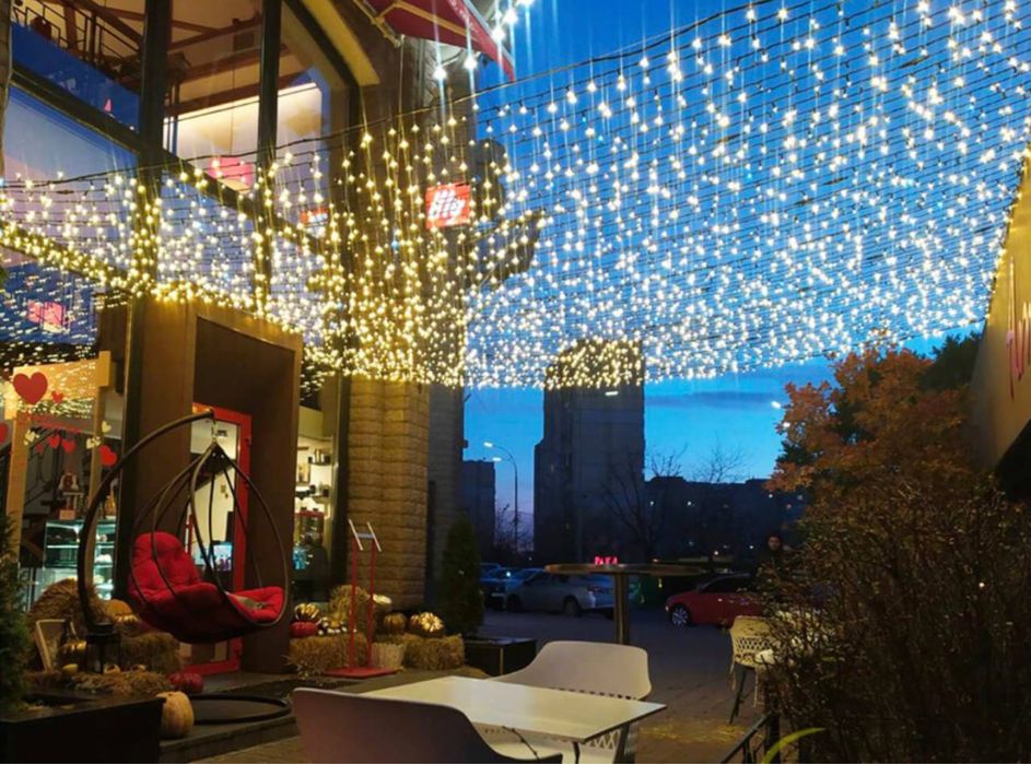 Украшим ваш фасад к Новому году—монтаж декораций и гирлянды под ключ!