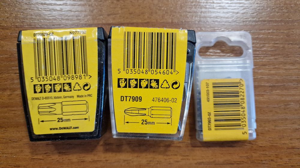 Bity, końcówki bit DeWalt