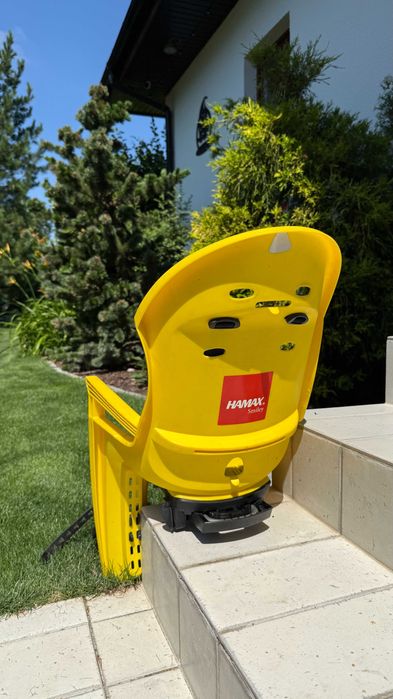 Fotelik rowerowy Hamax Smiley + mocowanie