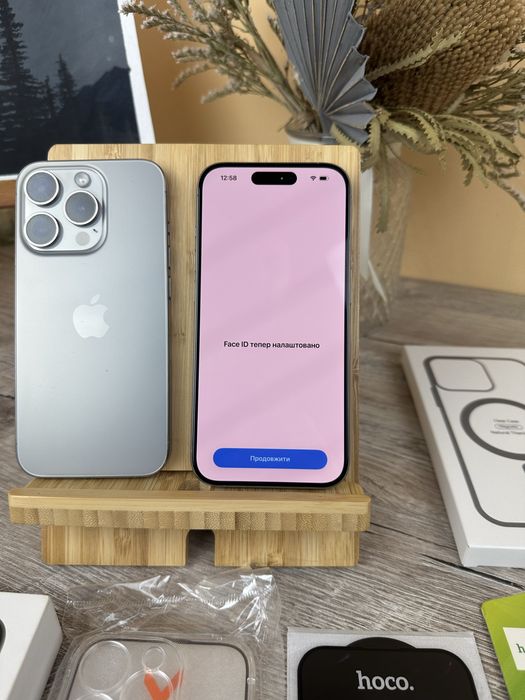100% акб iPhone 15 pro 128/ 256 gb Titanium Neverlock Apple Айфон про