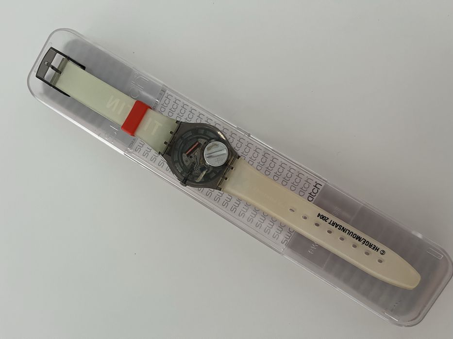 Relógio Swatch Gent “Les Aventures de Tintin” (referência GM165)