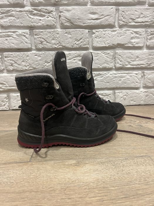 Lowa 36р.трекінгові зимові черевики, мембрана gortex, натуральна шкіра