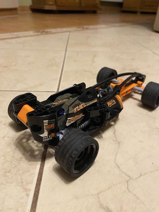 Lego Technic 42026 Czarny Zdobywca Dróg Formuła Bolid Pull Back Unikat