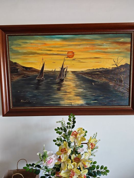 Quadro pintado a óleo