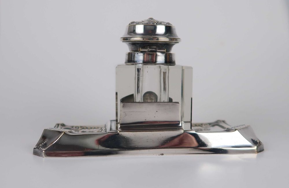 Tinteiro de mesa Art Deco